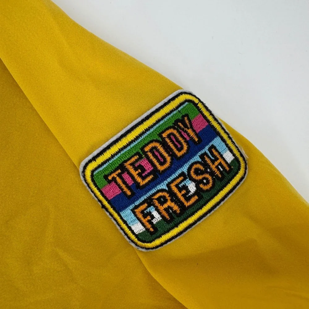 Teddy‎ Fresh Colorblock Anorak Jacket Hoodie Small Pullover Streetwear